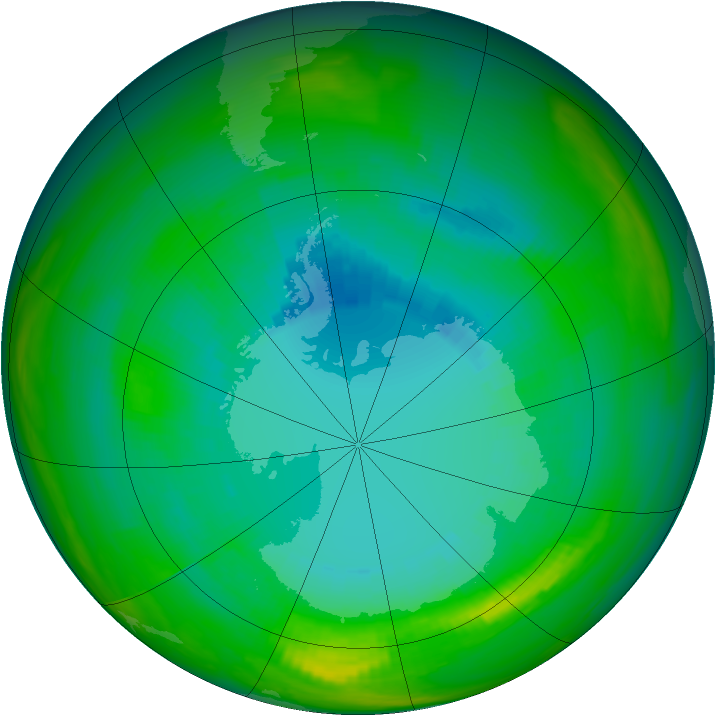 Ozone Map 1979-08-27